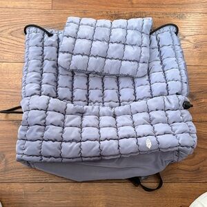 Quilted Light Purple FP Movement Backpack with Multiple Pockets